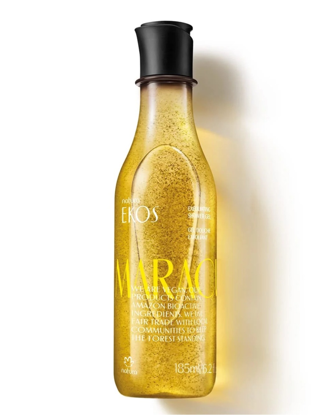 Natura EKOS MARACUJÁ EXFOLIATING SHOWER GEL 185ml BRAND NEW